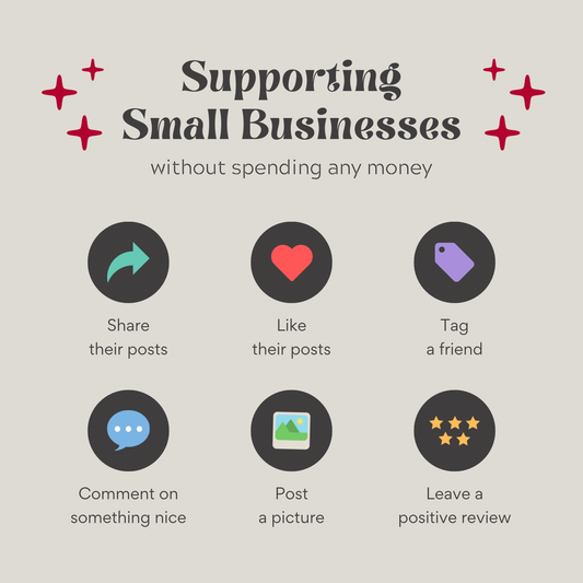 Support small businesses without spending any money