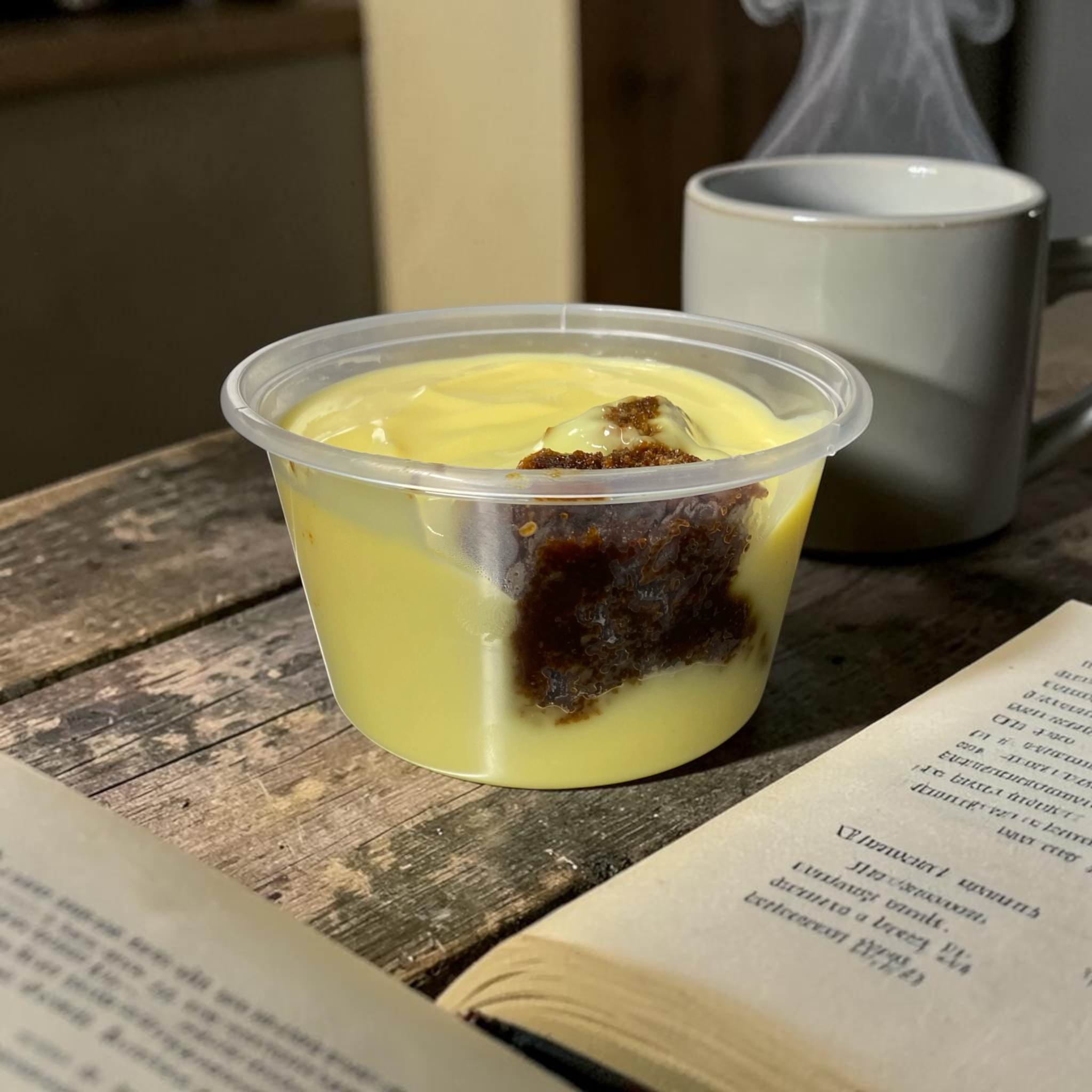 Golden syrup steam pudding