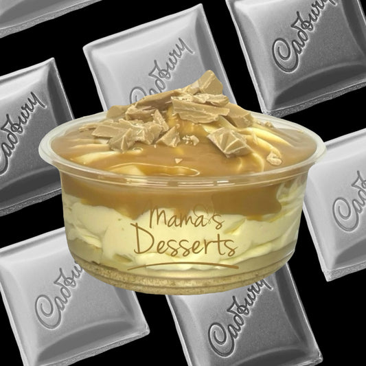 Caramilk cheesecake tubs