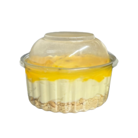 Lemon x passionfruit cheesecakes