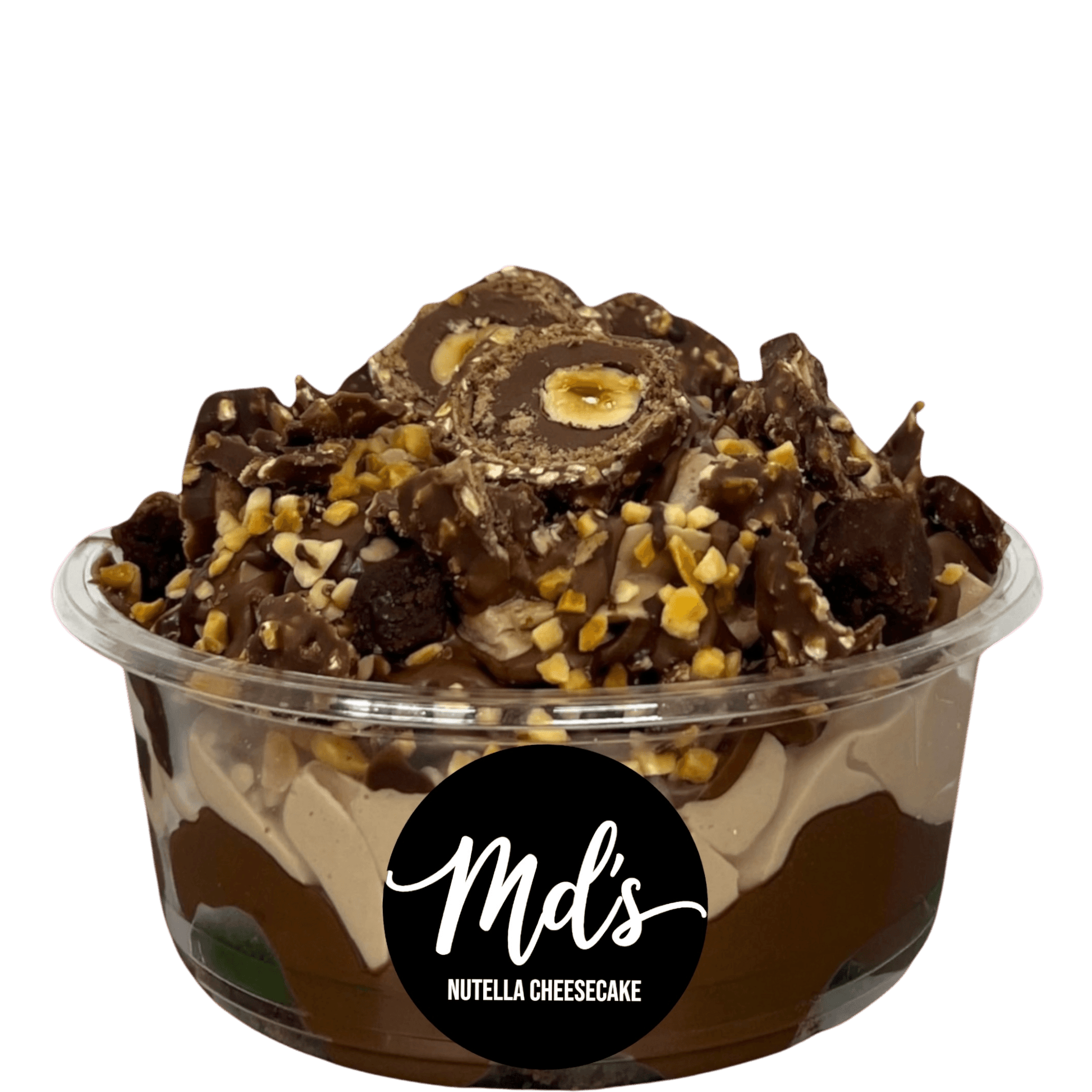 Nutella cheesecake tubs - Mama’s Desserts