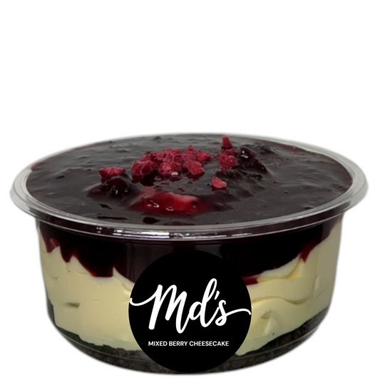 Mixed berry cheesecakes - Mama’s Desserts