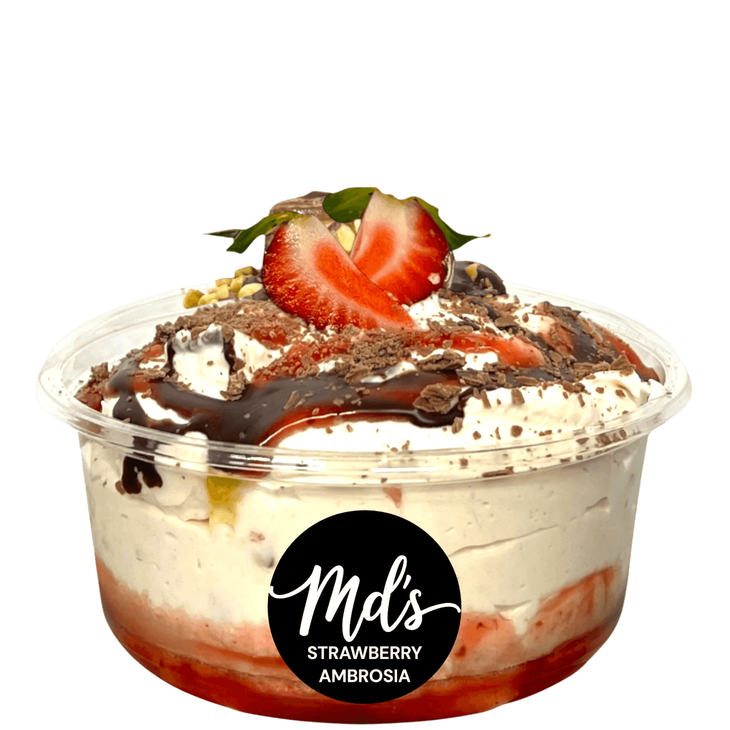 Strawberry ambrosia tubs - Mama’s Desserts