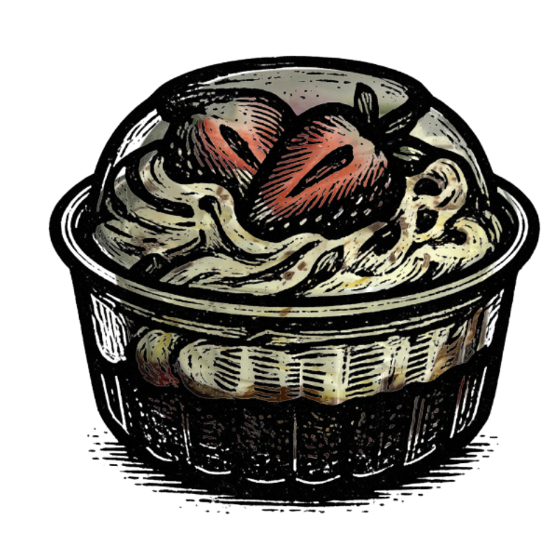 Brownie trifle tubs