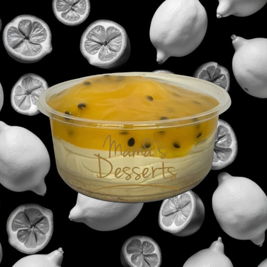 Lemon x passionfruit cheesecake tubs