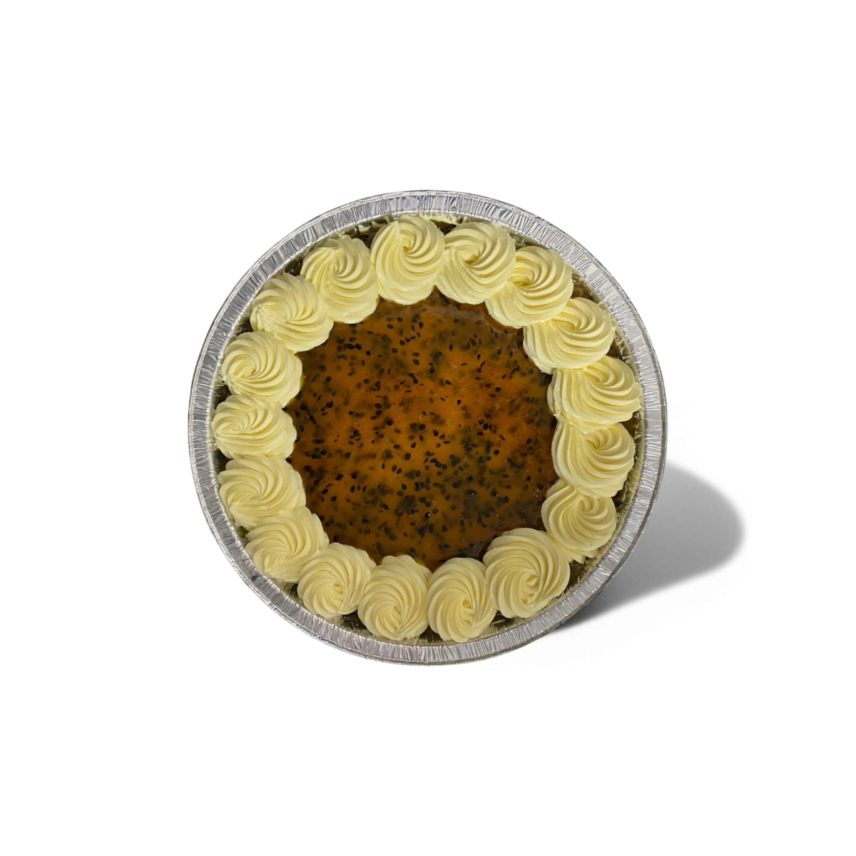 Passion fruit cheesecakes