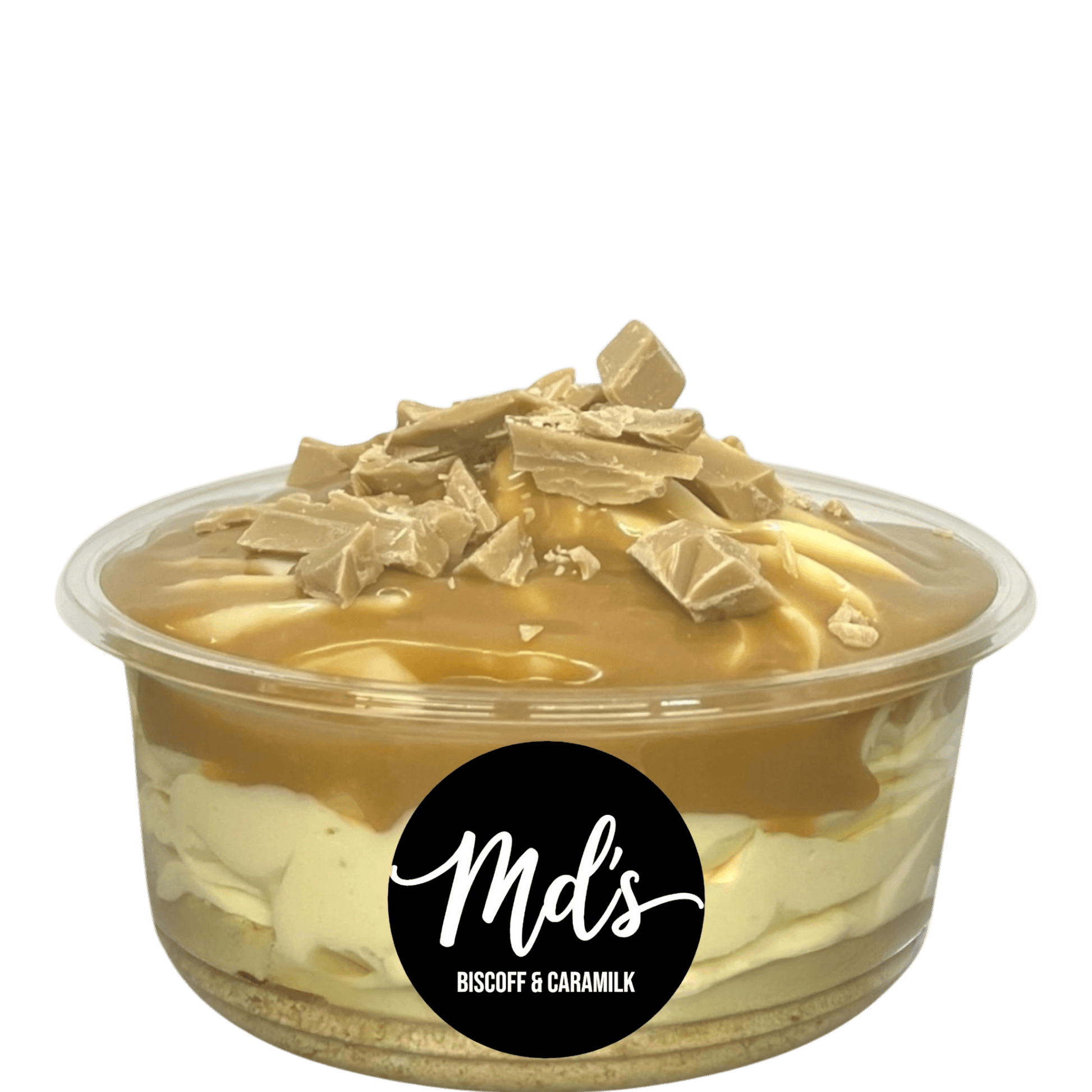 Caramilk cheesecake tubs - Mama’s Desserts