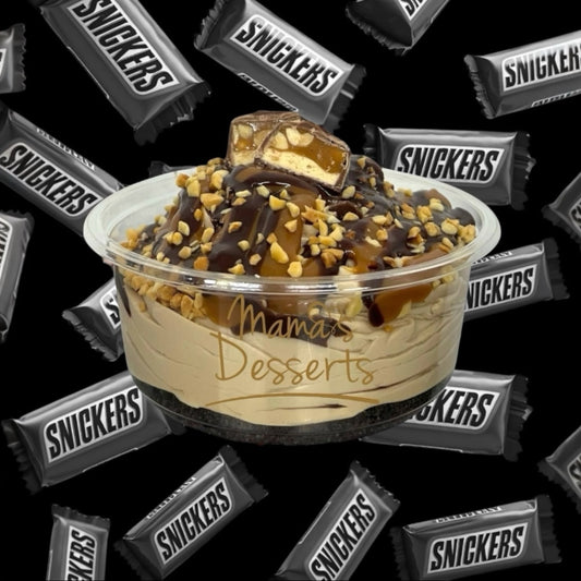 Snickers cheesecake tubs