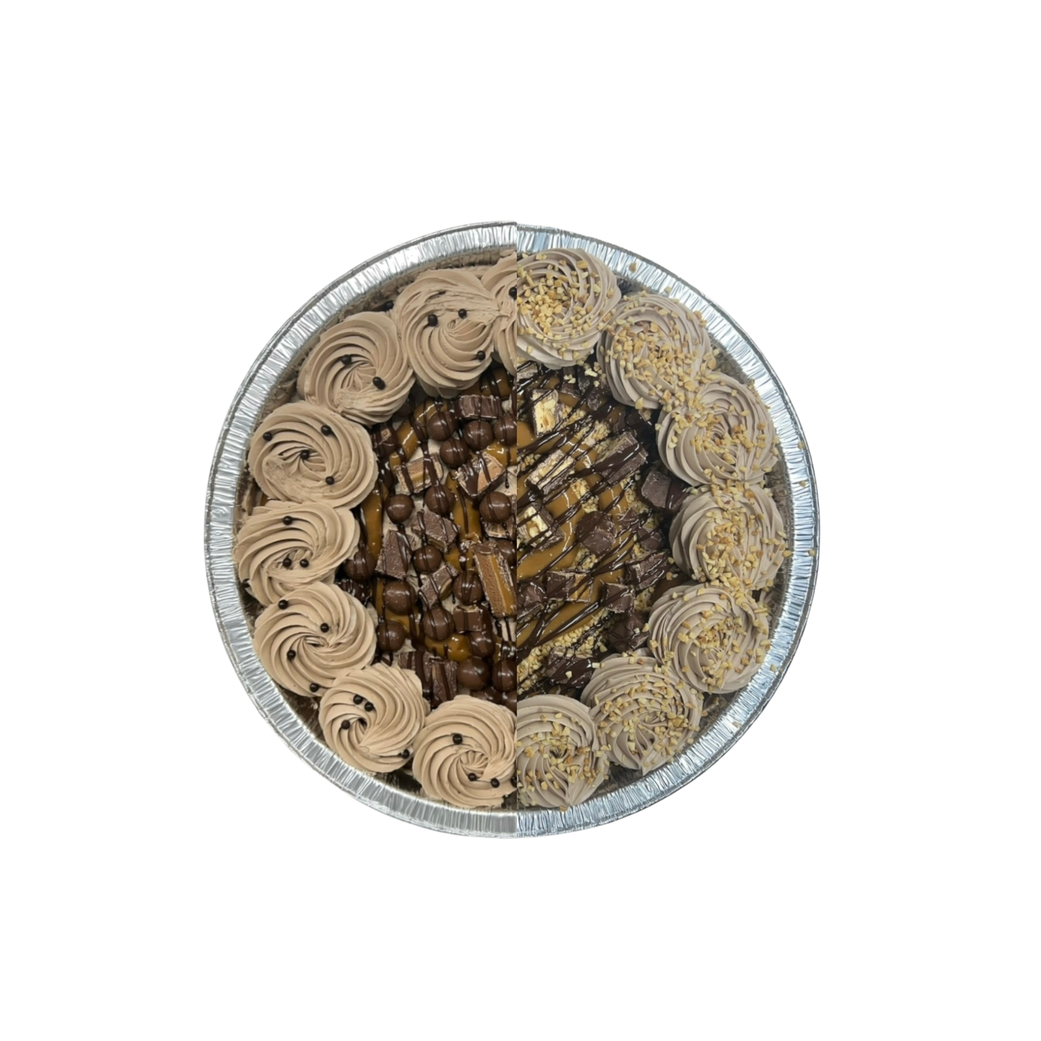 Half & half chocolate