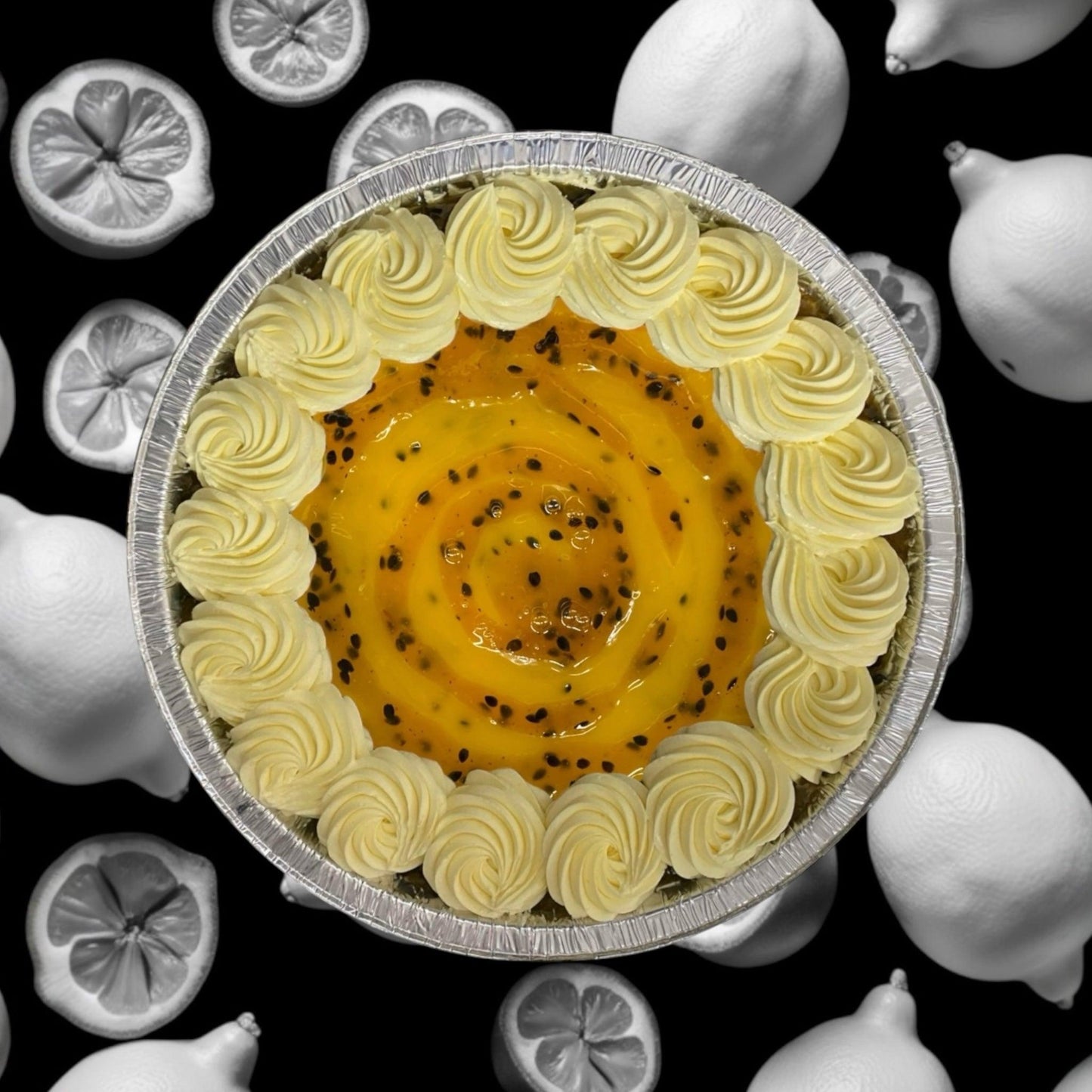 Lemon x passionfruit cheesecakes - Mama’s Desserts