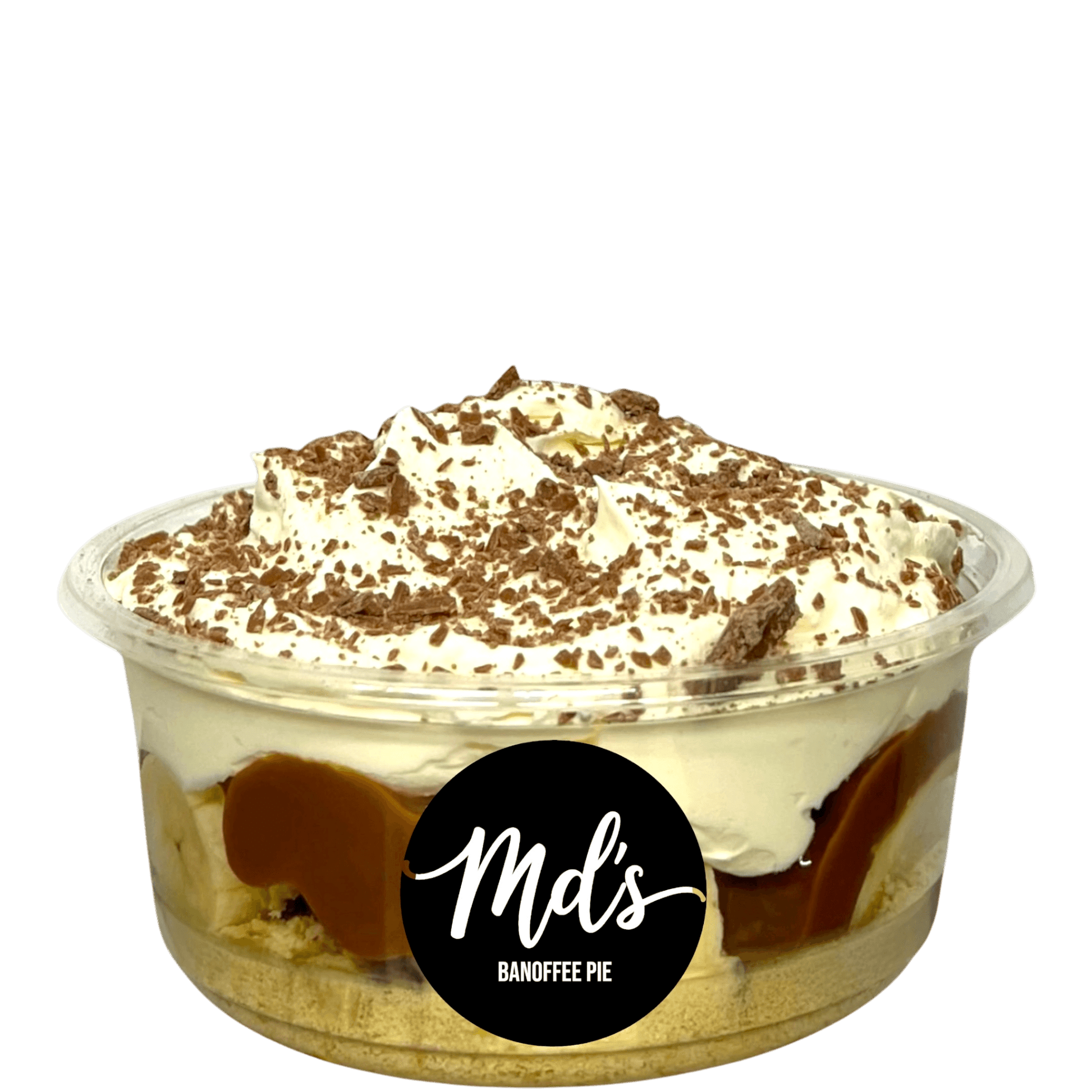 Banoffee pie tubs - Mama’s Desserts