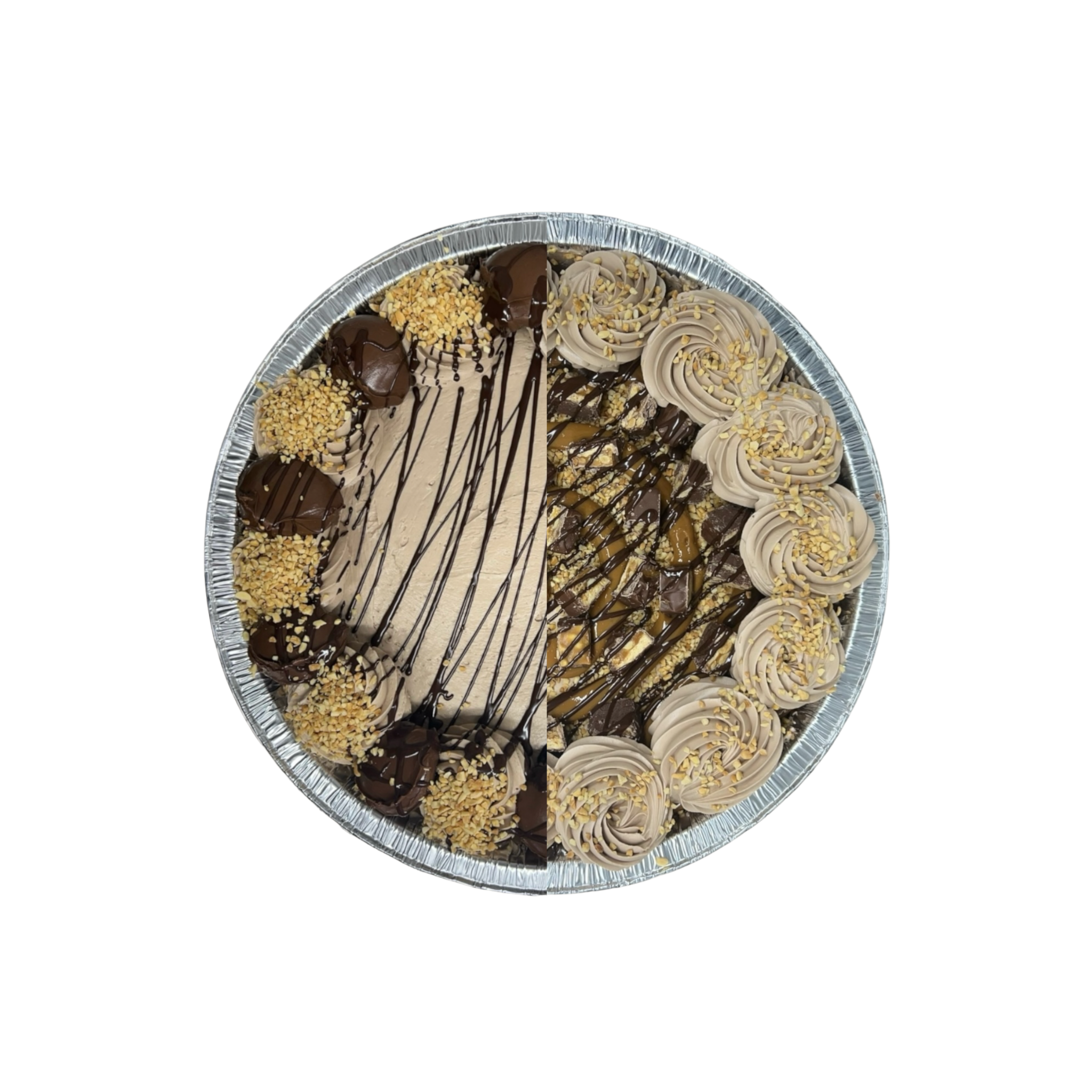 Half & half chocolate