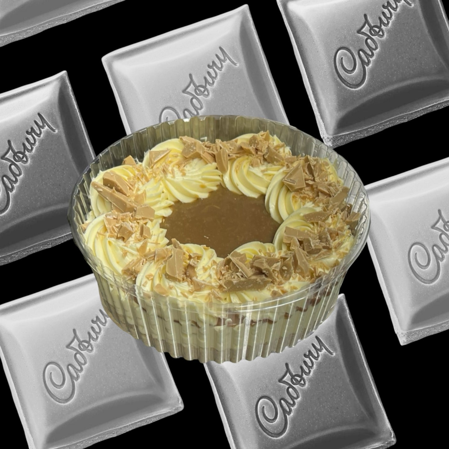 Caramilk cheesecakes