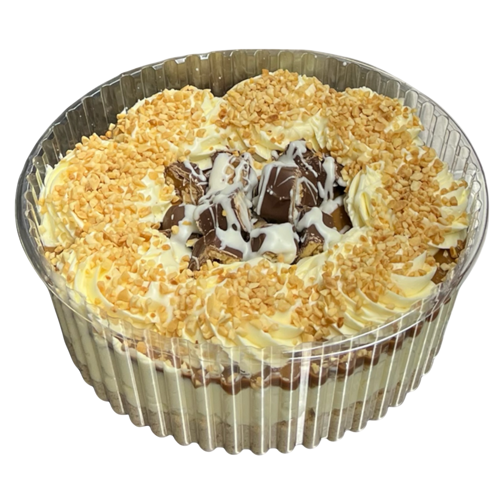 White chocolate x snickers cheesecake bowls - Mama’s Desserts