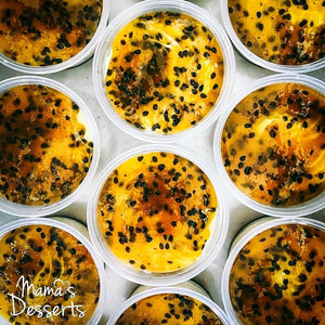Passion fruit cheesecakes - Made by Mama's Desserts