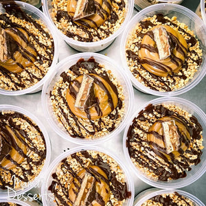 Snickers cheesecakes - Made by Mama's Desserts