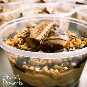 Snickers cheesecakes - Made by Mama's Desserts